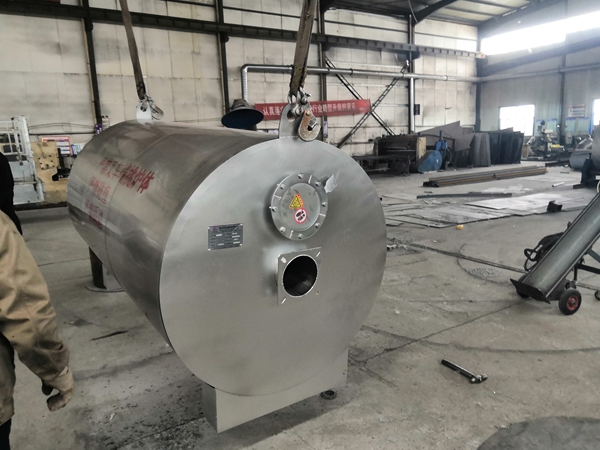 Direct fired hot blast stove